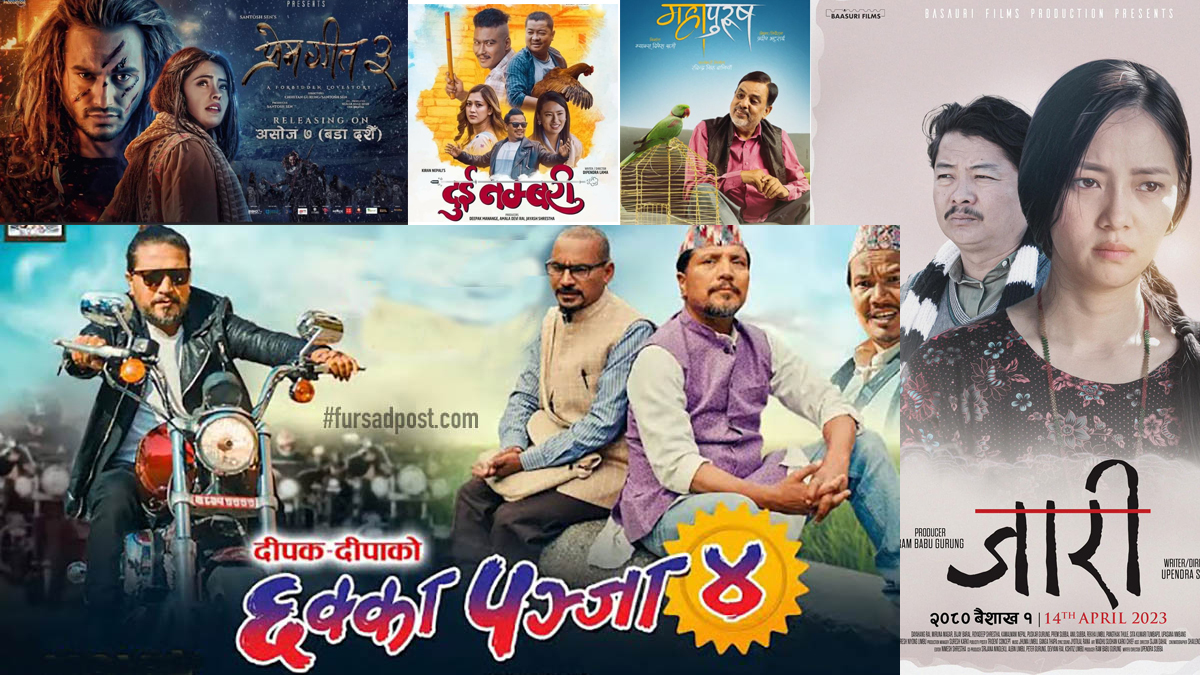 गत आर्थिक वर्षमा सर्वाधिक कमाई गर्ने सात नेपाली चलचित्र